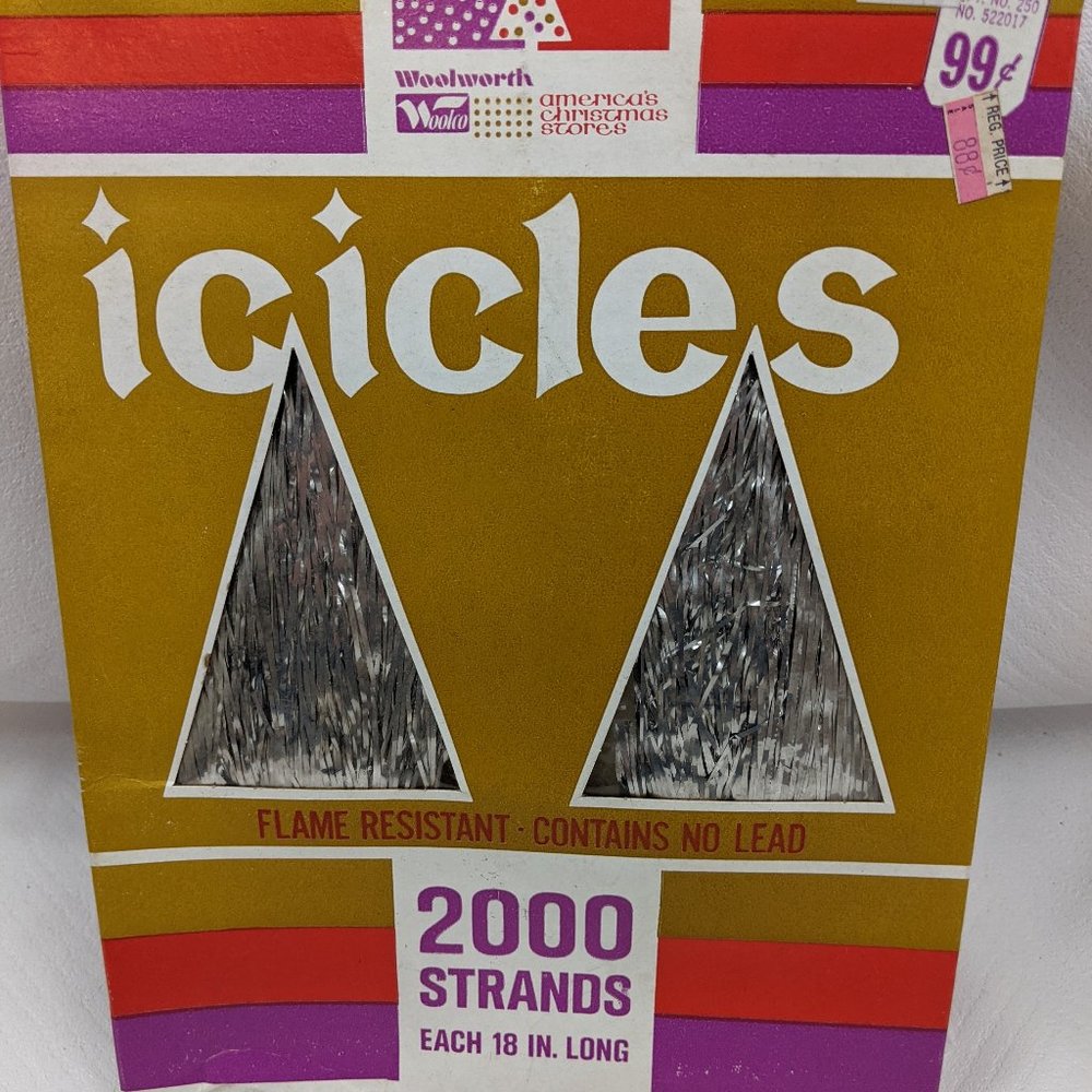 Vintage Christmas Icicles Tree Decoration